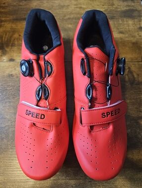 Speed Men’s Size 10 US 44 EU Cycling Shoes Self-Locking Breathable Sneakers NEW